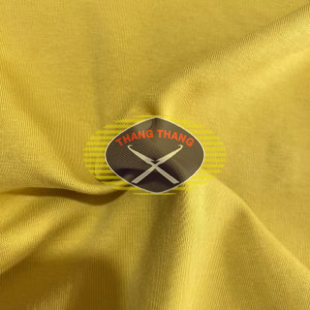 Vải Thun Borip Màu Vàng Nghệ